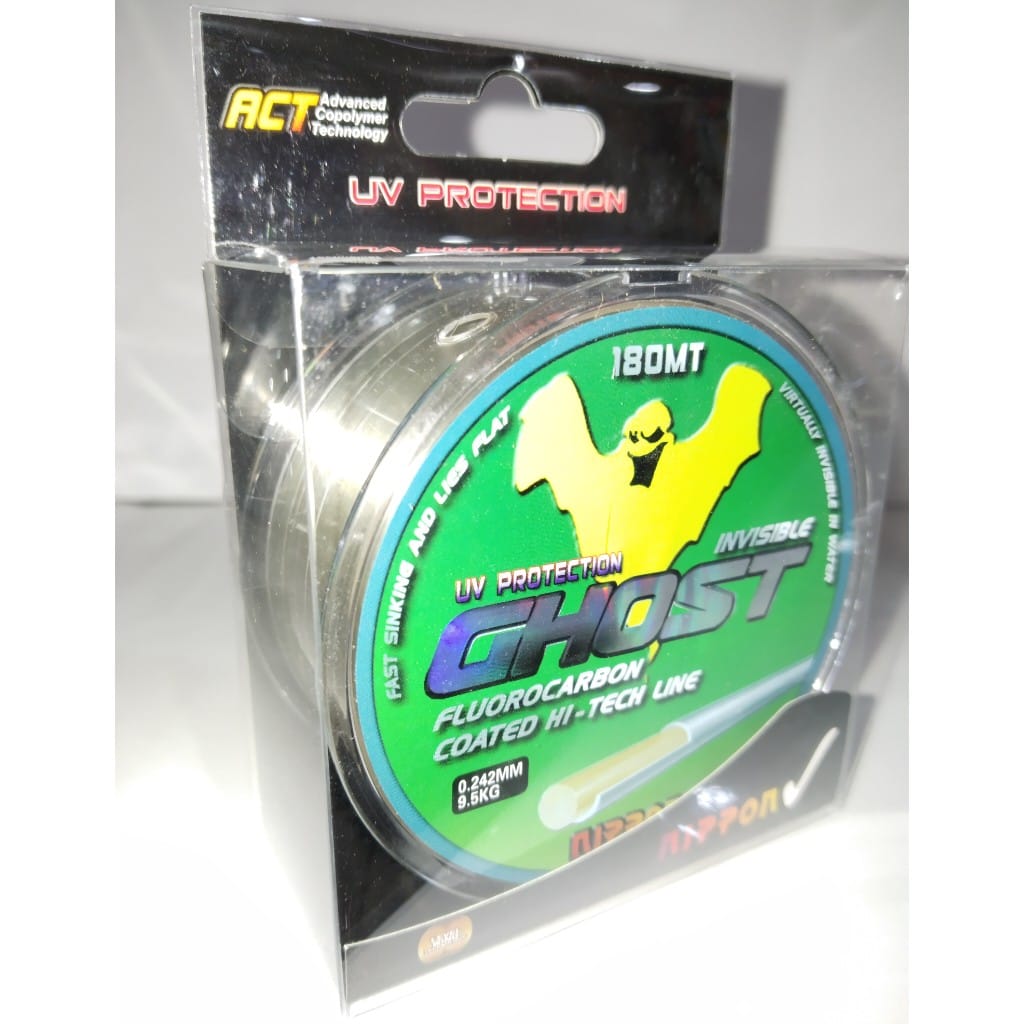 Nippon Ghost 180 MT FluoroCarbon Misina - 0,24 MM