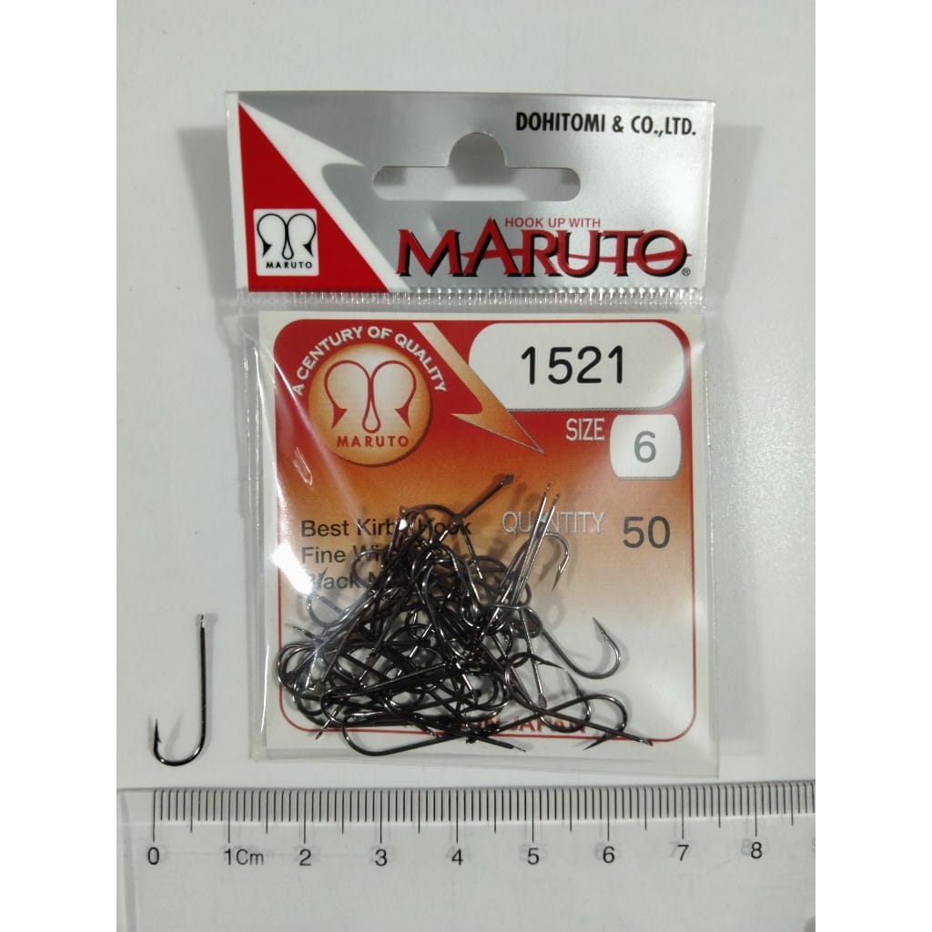 Maruto 1521 Black Nikel Olta İğnesi NO : 6 (50Pcs)
