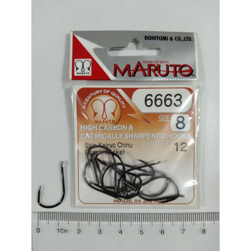 Maruto 6663NS Black Nikel Olta İğnesi NO : 8